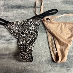 Victoria’s Secret vintage satin thong panties.  One size fits all